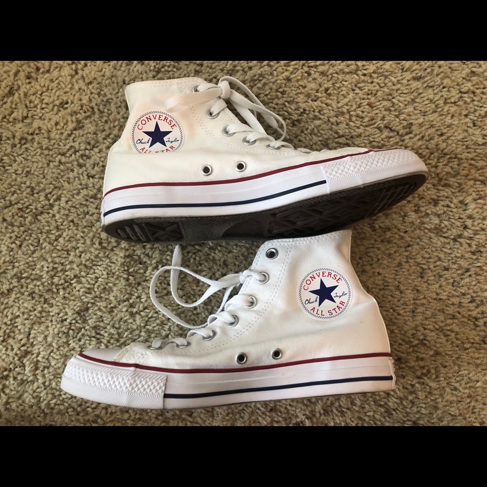 White High-Top Converse